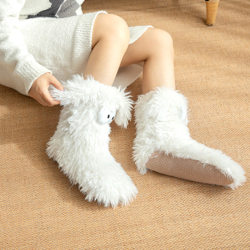 Warme Antislip Huissokken voor Dames - Gezellige Wintersokken