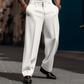 ⏳Tijdelijke aanbieding⏰ Casual herenbroek met wijde pijpen – Luchtige plooien aan de voorkant, makkelijk aan te trekken. Geschikt voor elke zomerdag, zowel casual als chic. Een onmisbaar item in je garderobe. 👖🕊️