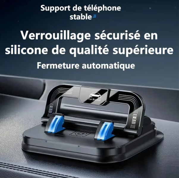 🚗 Autotelefoonhouder – 360° draaibaar 🔄 + volledig instelbare hoek, geschikt voor alle telefoons💫, absoluut stabiel, zelfs op hobbelige bergwegen! 📱🌀