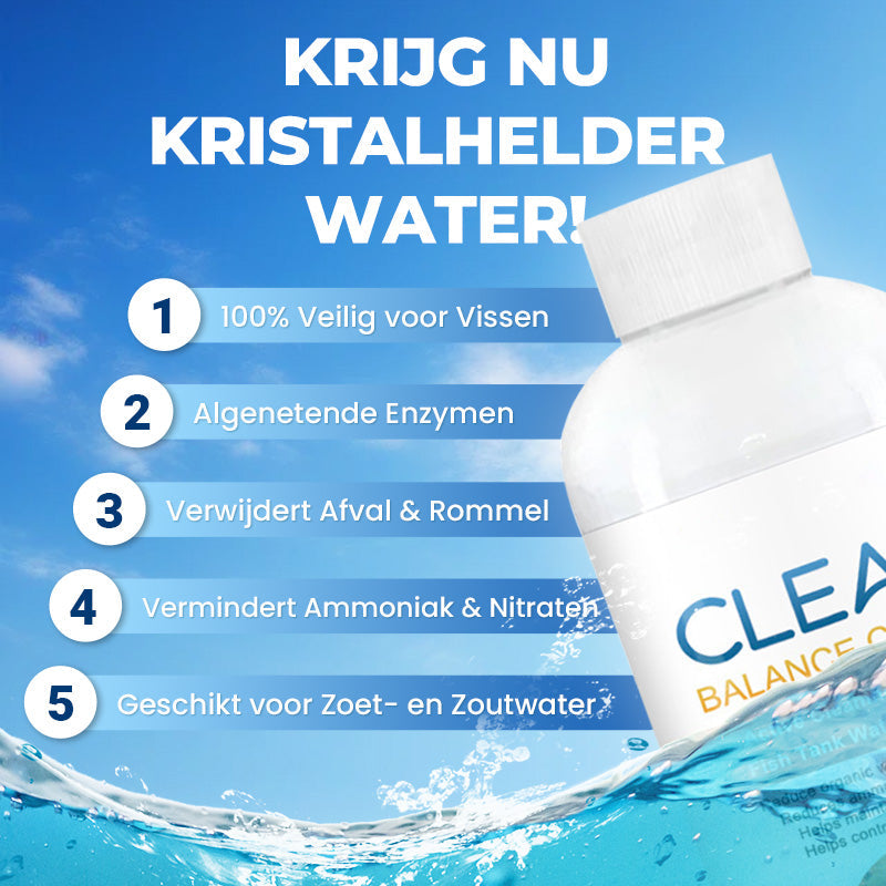 🌊【Aquarium Water Clarifier】— In slechts 3 uur verandert troebel water in kristalhelder water! 🐠✨