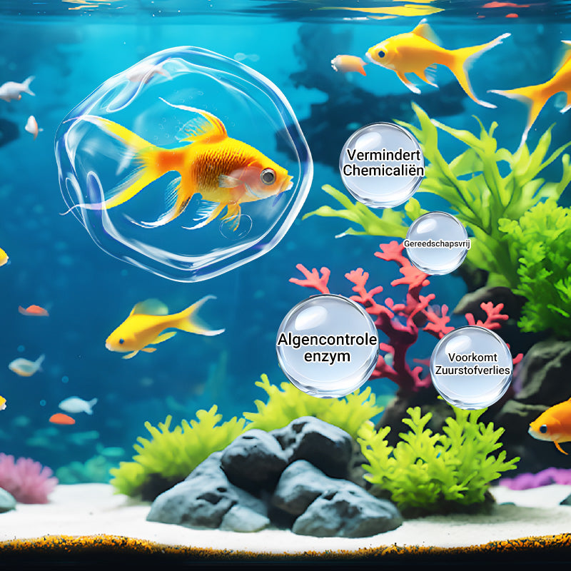 🌊【Aquarium Water Clarifier】— In slechts 3 uur verandert troebel water in kristalhelder water! 🐠✨