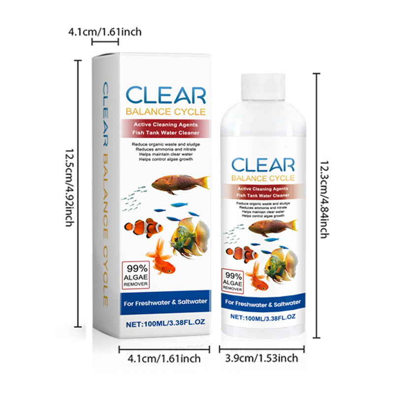 🌊【Aquarium Water Clarifier】— In slechts 3 uur verandert troebel water in kristalhelder water! 🐠✨