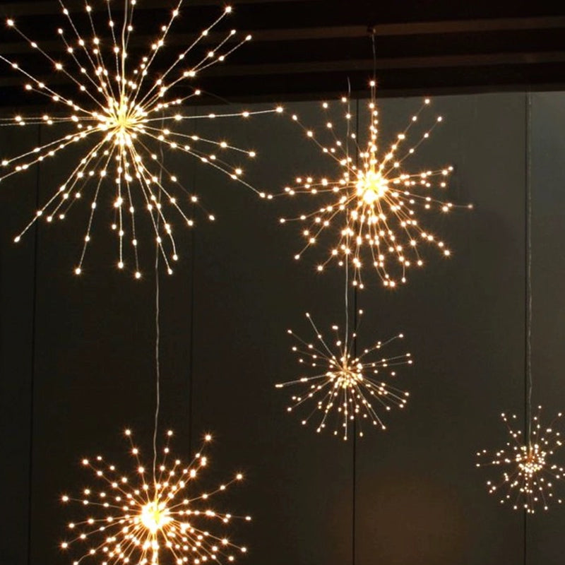 ✨Zonne-energie Vuurwerk Lichtslinger – Magische Tuinverlichting voor Feesten & Avonden