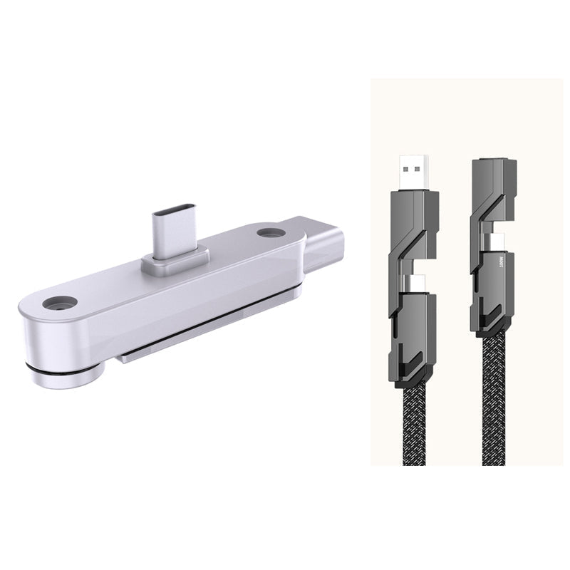 Snelle oplaadadapter met 360° opvouwbare telefoonstandaard