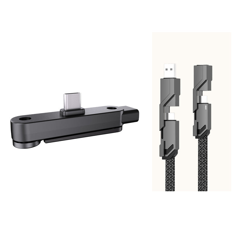 Snelle oplaadadapter met 360° opvouwbare telefoonstandaard