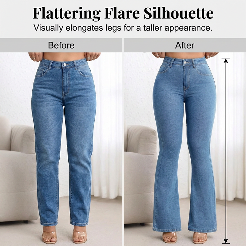 💥Zolang de voorraad strekt: 56% korting!🎉Elastische jeans met hoge taille voor dames💫