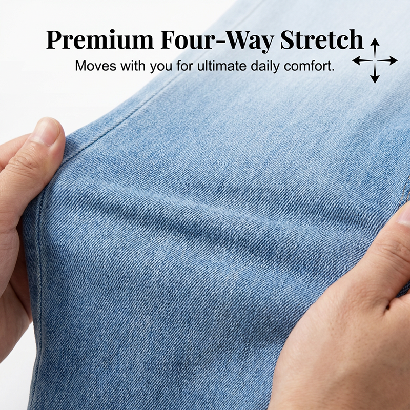 💥Zolang de voorraad strekt: 56% korting!🎉Elastische jeans met hoge taille voor dames💫