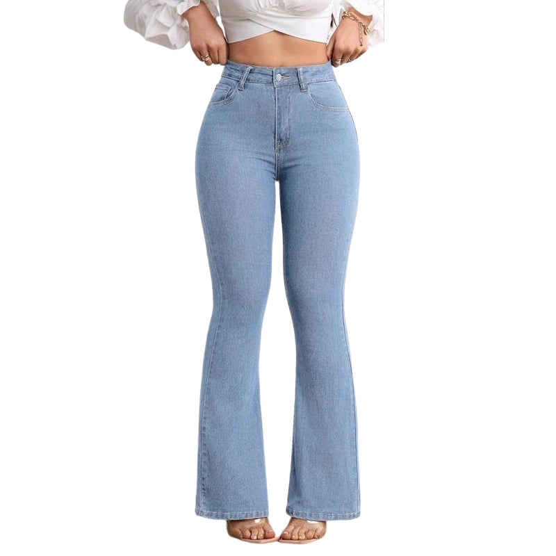 💥Zolang de voorraad strekt: 56% korting!🎉Elastische jeans met hoge taille voor dames💫