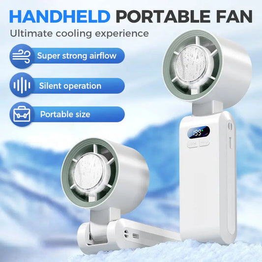 🌀【Drie-in-één draagbare airconditioner-ventilator】—— ✨Neem de koele bries overal mee naartoe, ❄️ met windkracht die sterk genoeg is om je haar te laten dansen! 💨💃