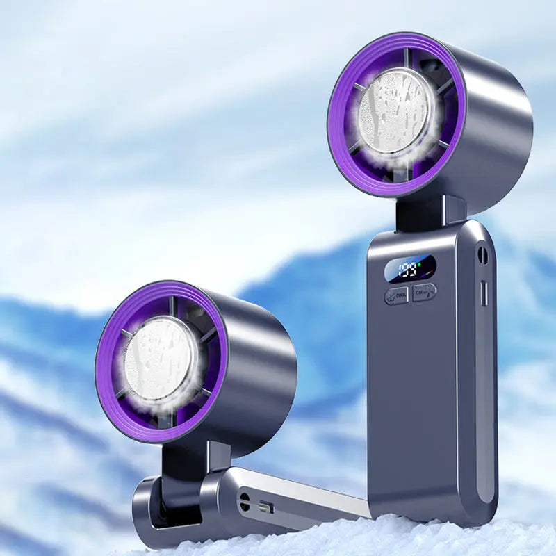 🌀【Drie-in-één draagbare airconditioner-ventilator】—— ✨Neem de koele bries overal mee naartoe, ❄️ met windkracht die sterk genoeg is om je haar te laten dansen! 💨💃