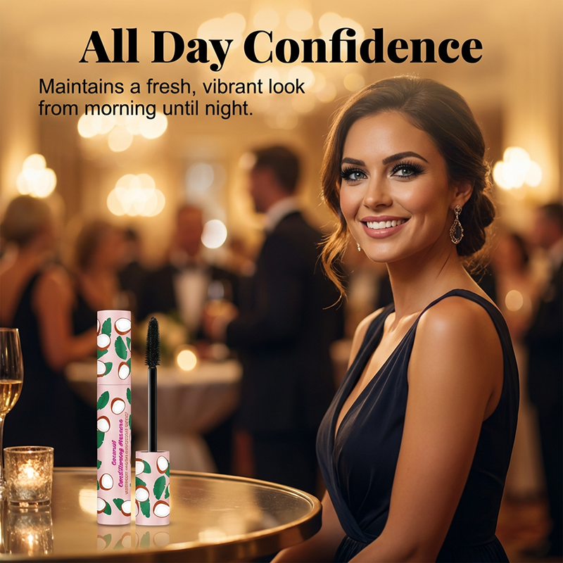 👁️【Waterdichte mascara voor lange, gekrulde wimpers】—— Eén keer aanbrengen, de hele dag gekruld, zelfs als je huilt blijft je make-up intact!💧✨