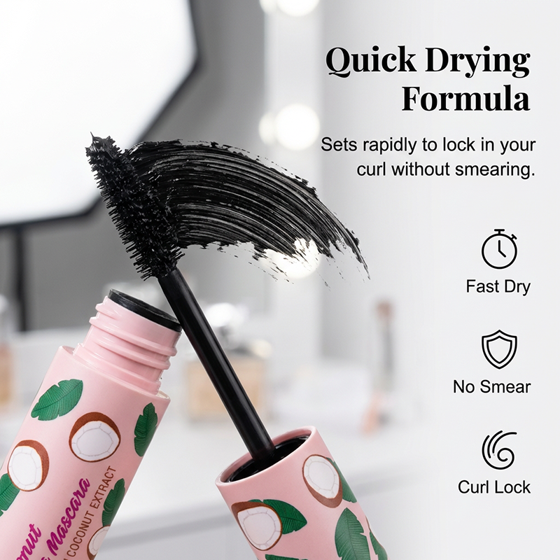 👁️【Waterdichte mascara voor lange, gekrulde wimpers】—— Eén keer aanbrengen, de hele dag gekruld, zelfs als je huilt blijft je make-up intact!💧✨