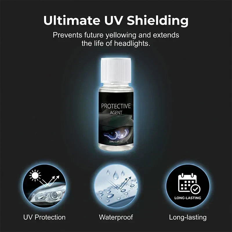 🚗💡 50% KORTING – Koplamp Restauratie Kit | Helpt Gele Aanslag & Lichte Krassen te Verwijderen | UV-Bescherming | Zonder Schuren