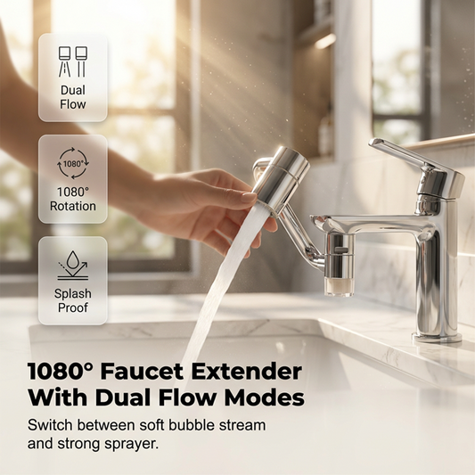 🔥 Hot Sale 50% Korting 🔥 1080° Draaibare Kraanverlenger met Filter