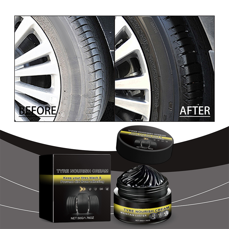 ✨ Bandenwas – herstelt de zwarte glans, beschermt tegen UV-straling en stoot vuil af. Makkelijk en snel! 🚗