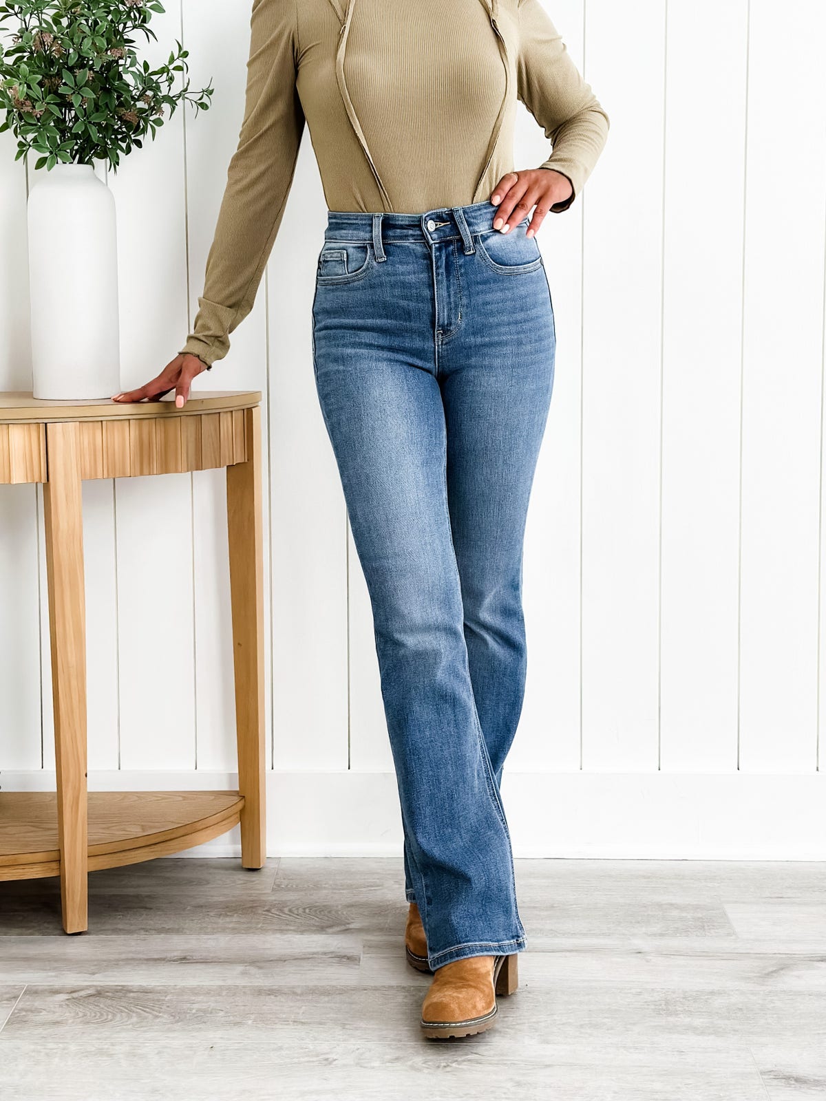 Slanke Pasvorm Jeans met Buikcontrole