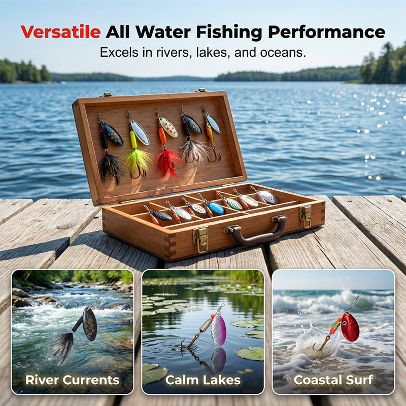 💐 50% KORTING! Veelzijdig spinnerbait kunstaas – Perfect voor snoek, baars en forel 🎯🐟【Tijdelijke aanbieding】