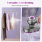 👔💨 👕⏳ Tijdelijke aanbieding: 53% korting! 💥 Draagbare 2-in-1 handstoomreiniger✨
