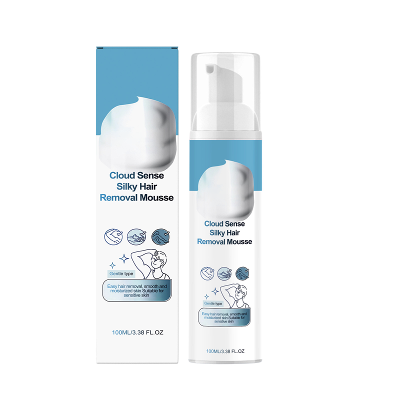 ☁️ Cloud Sense Zijdezachte ontharingsmousse 🧴✨