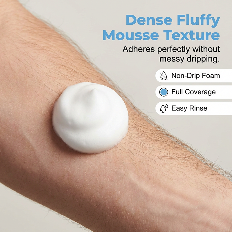 ☁️ Cloud Sense Zijdezachte ontharingsmousse 🧴✨