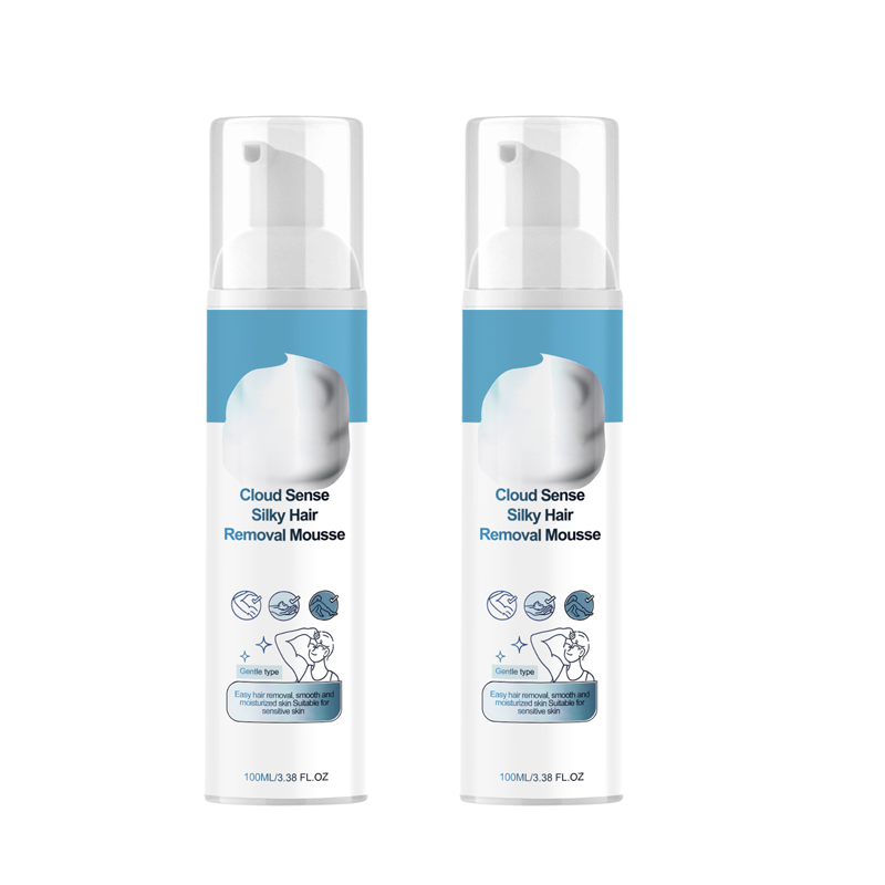 ☁️ Cloud Sense Zijdezachte ontharingsmousse 🧴✨