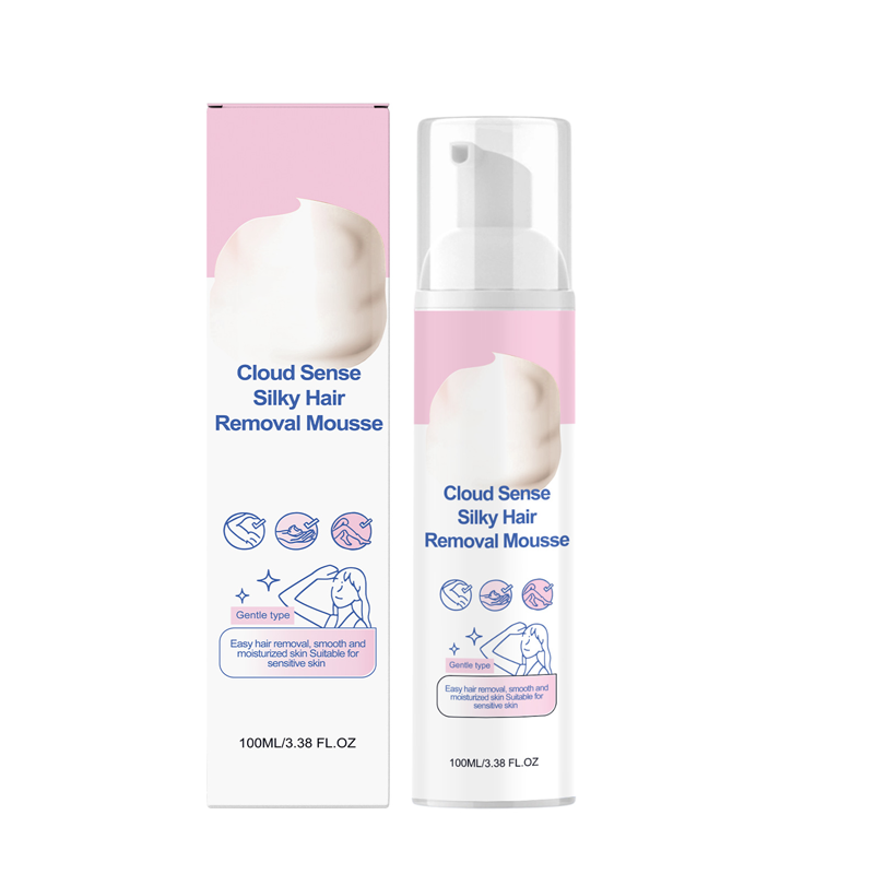 ☁️ Cloud Sense Zijdezachte ontharingsmousse 🧴✨