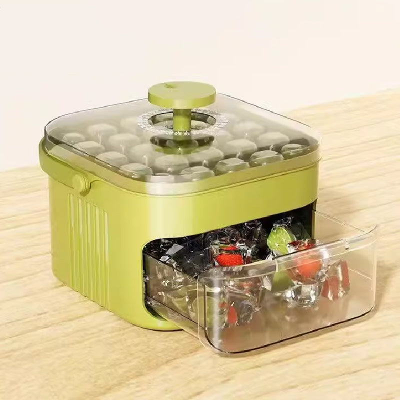 2-in-1 draagbare ijsbox met dubbele laag❄️🍹