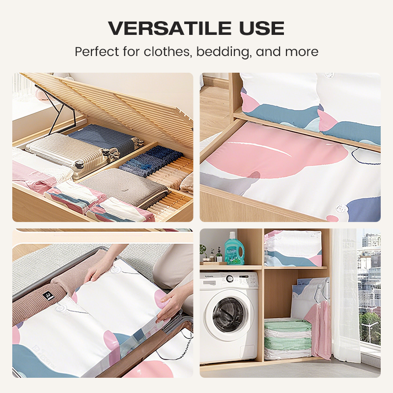 🔥50% KORTING 🎁 Koop 2 Krijg 1 Gratis! 🏆Pompvrije vacuüm opbergzakkenBespaar tot 80% ruimte, stofvrij en vochtbestendig, houdt kleding fris en schoon.Perfect voor dik beddengoed en groot seizoenskleding. 🛏️🗄️