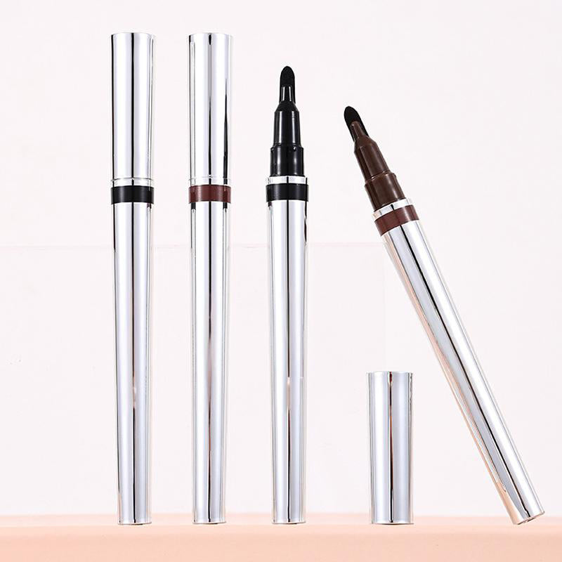 ✍️【Eyeliner met sponspunt】 – Met slechts één streek breng je een nauwkeurige eyeliner aan, zelfs als je nog geen ervaring hebt! 👁️✨