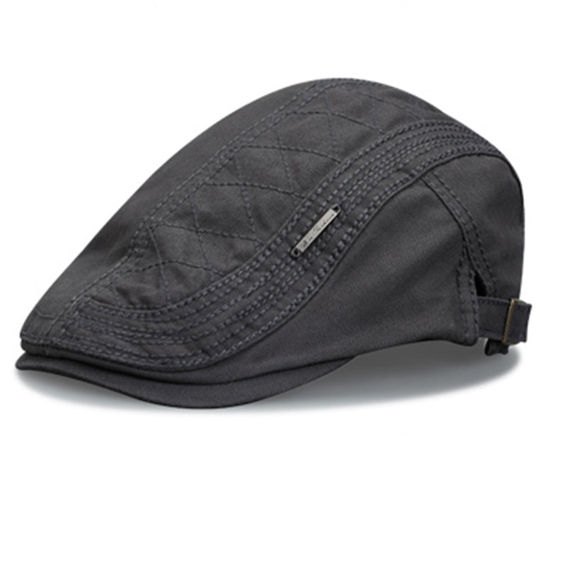 🧢Verstelbare, ademende platte pet voor heren🌬️