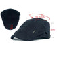 🧢Verstelbare, ademende platte pet voor heren🌬️