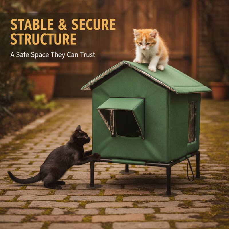 🐱 50% KORTING!🔥🏠 Waterdicht kattenhuis voor buiten – verhoogd, demonteerbaar en opvouwbaar – ideaal voor zwerfkatten, in de tuin en op het balkon – weerbestendig en flexibel🐾💤