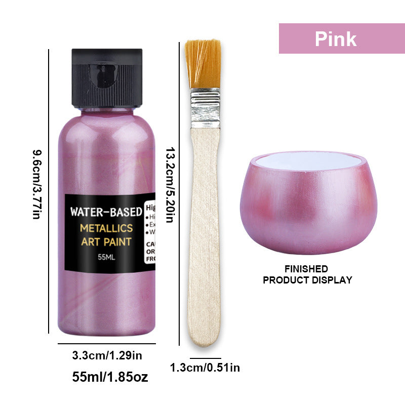 🎨✨ Levendige Metallic Kunstverf | Sneldrogend & Roestwerend, Glanzende Metallic Afwerking voor Hobby- & DIY-Projecten
