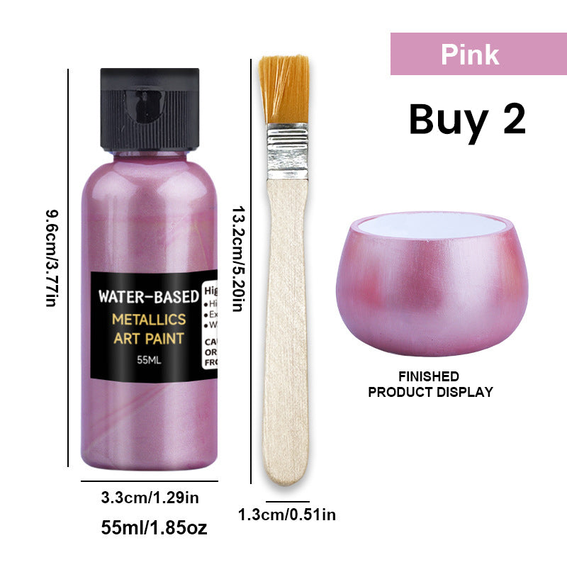 🎨✨ Levendige Metallic Kunstverf | Sneldrogend & Roestwerend, Glanzende Metallic Afwerking voor Hobby- & DIY-Projecten