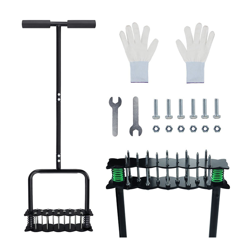 🌱 NU 50 % KORTING! 🔧 Krachtige handmatige gazonbeluchter – koolstofstaal, verstelbare handgreep en zelfreinigend – perfect voor een groener gazon 🏡