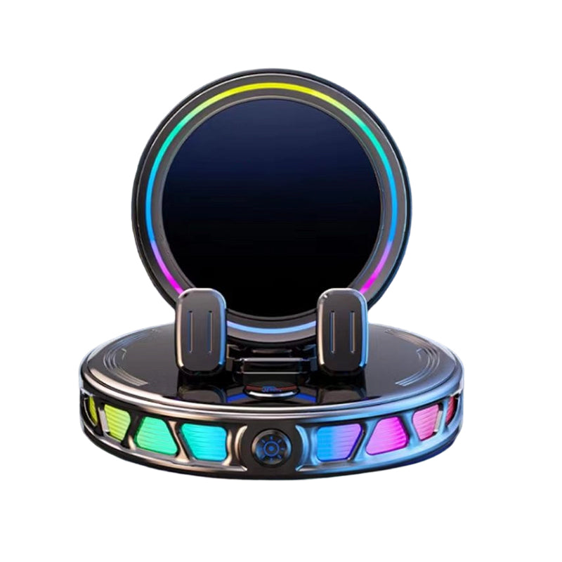 🚗 50% KORTING! 360° Draaibare Autohouder met Draadloos Opladen & RGB-Sfeerverlichting – Stijlvol & Slim | Eenvoudig te Monteren 🌈✨