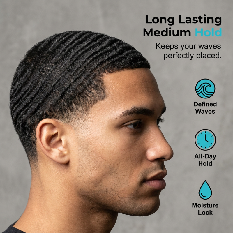⏳ Tijdelijke aanbieding⏳ Wave Pomade op Waterbasis – Medium Hold & Hoogglans Haarwax
