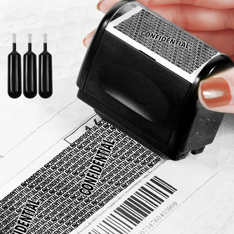 Anti-Diefstal Informatie Blokkeer Stempel