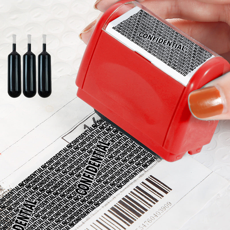 Anti-Diefstal Informatie Blokkeer Stempel