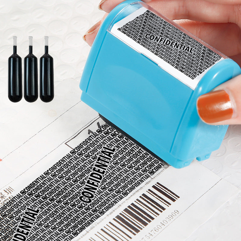 Anti-Diefstal Informatie Blokkeer Stempel