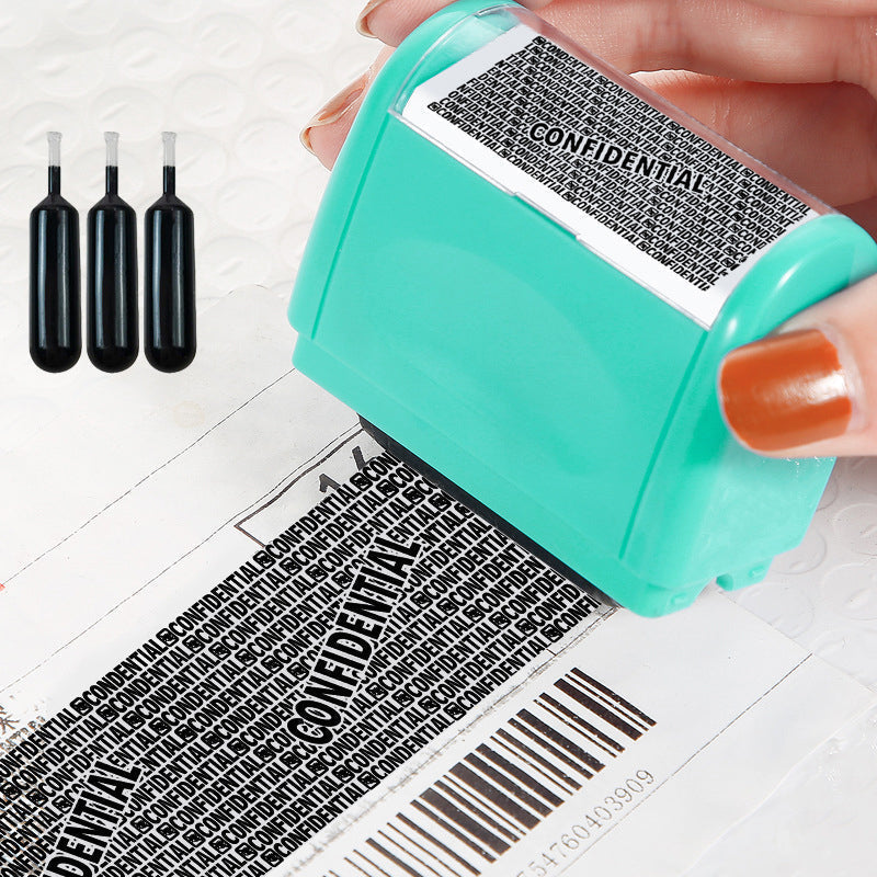 Anti-Diefstal Informatie Blokkeer Stempel
