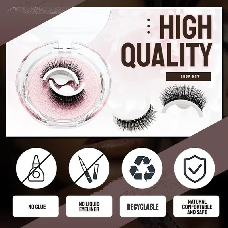 ✨ Herbruikbare Zelfklevende Nepwimpers | Snel Een Mooie Oogopslag Zonder Gedoe – Inclusief GRATIS Haarelastiek! 🎀