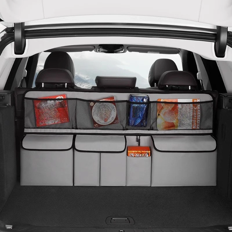 🚗 50% KORTING – Hangende Auto Organizer voor de Achterbank, Meerdere Vakken en Waterafstotend Oxford-doek