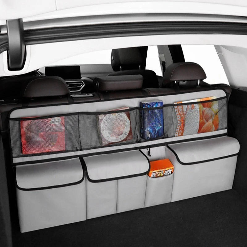 🚗 50% KORTING – Hangende Auto Organizer voor de Achterbank, Meerdere Vakken en Waterafstotend Oxford-doek