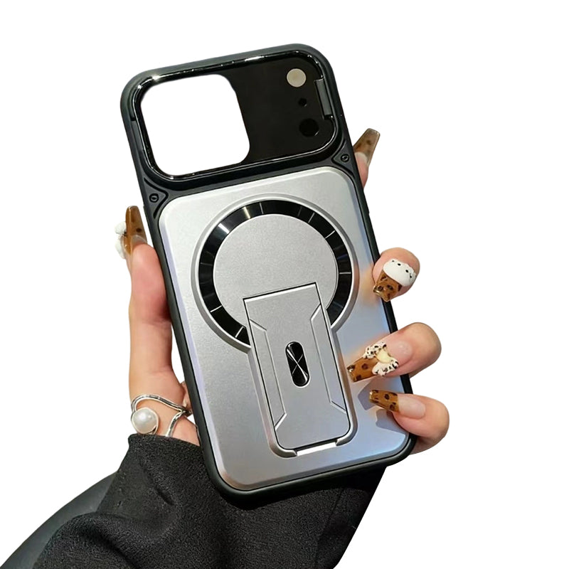 ✨ Eén hoesje, drie upgrades – magnetisch, opklapbare lensbescherming en een compacte standaard. Geschikt voor iPhone 13-17. Verzending vanuit het VK