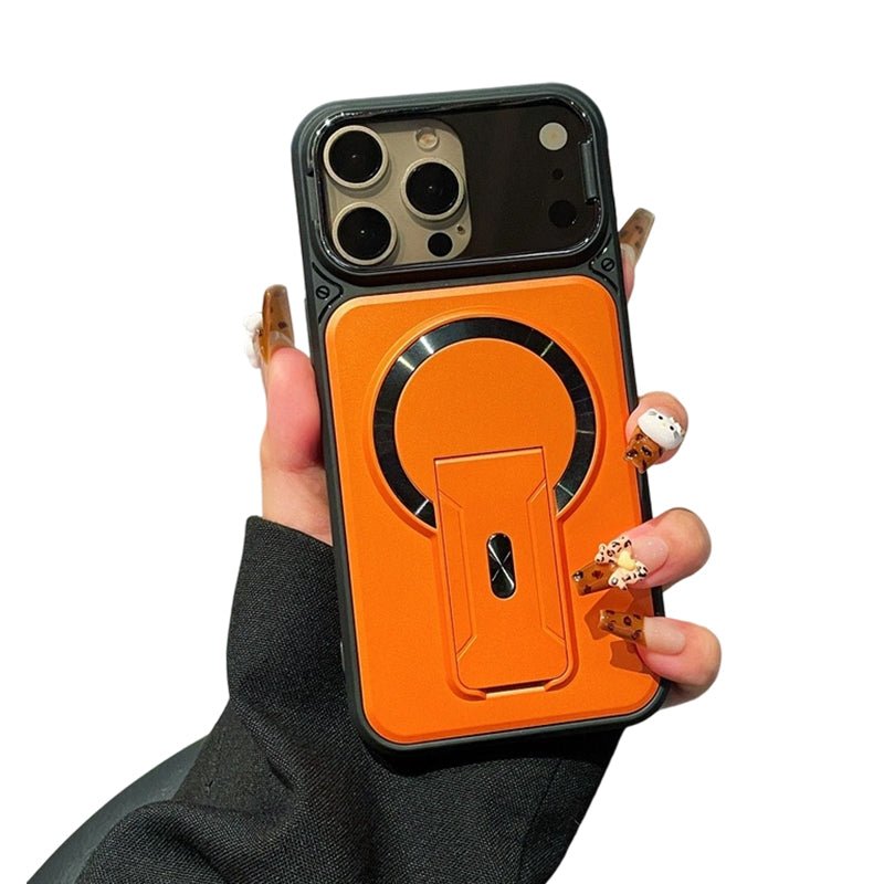 ✨ Eén hoesje, drie upgrades – magnetisch, opklapbare lensbescherming en een compacte standaard. Geschikt voor iPhone 13-17. Verzending vanuit het VK