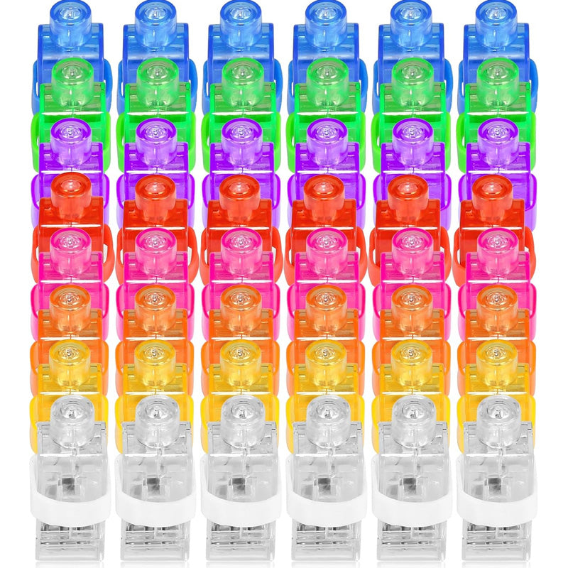 🔥Superaanbieding: 50% KORTING🔥 Kleurrijke mini-LED-vingerlampjes – Feestelijke vingerlampjes met elastiekj
