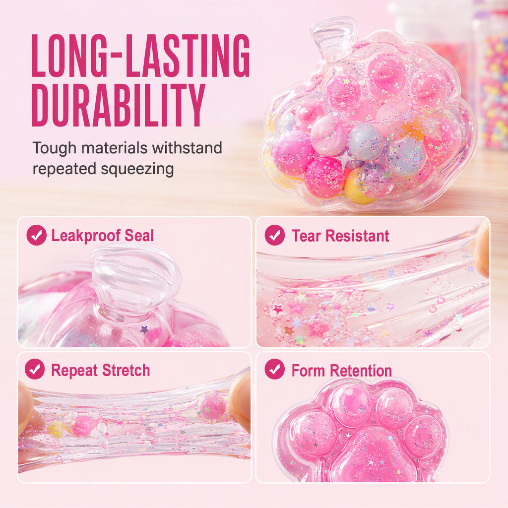 🐱 NU 50% KORTING! 🧊 DIY Gebakken IJs Squishy Toy Kit – Kattenklauw ontwerp, squishy plezier & creatief – Perfect voor zintuiglijk spel en stressverlichting voor kinderen ✨