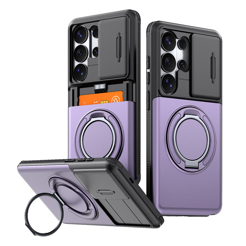 📢📢 50% KORTING!! ⏰📱2-in-1 Schokbestendige Telefoonhoes met Verborgen Kaarthouder NL