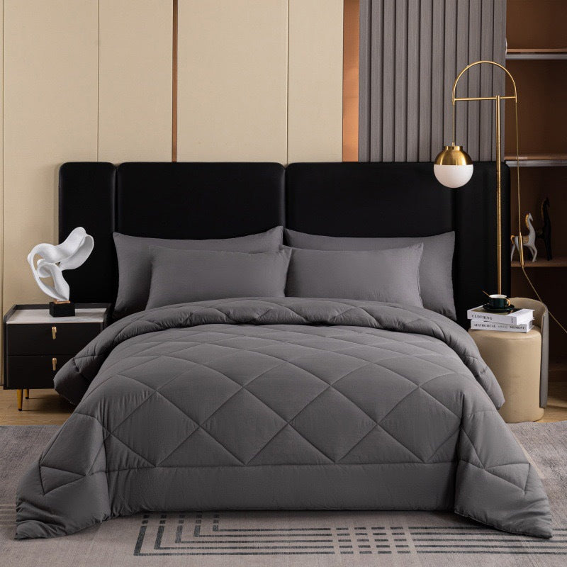 🛏️ 50% KORTING – Gewatteerde Beddengoedset | Comfortabel en Luchtig voor Verschillende Seizoenen | 2 Kussenslopen Inbegrepen